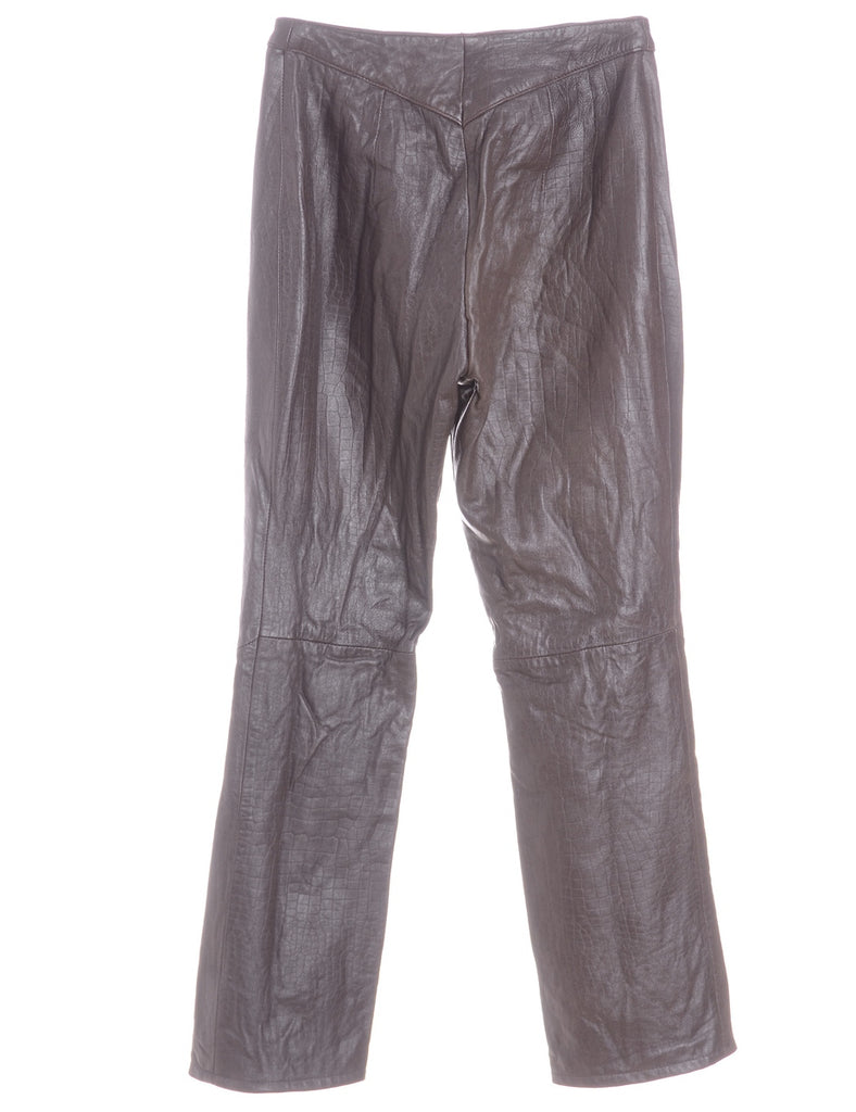 Label Bella Leather Cropped Trouser - Trousers - Beyond Retro