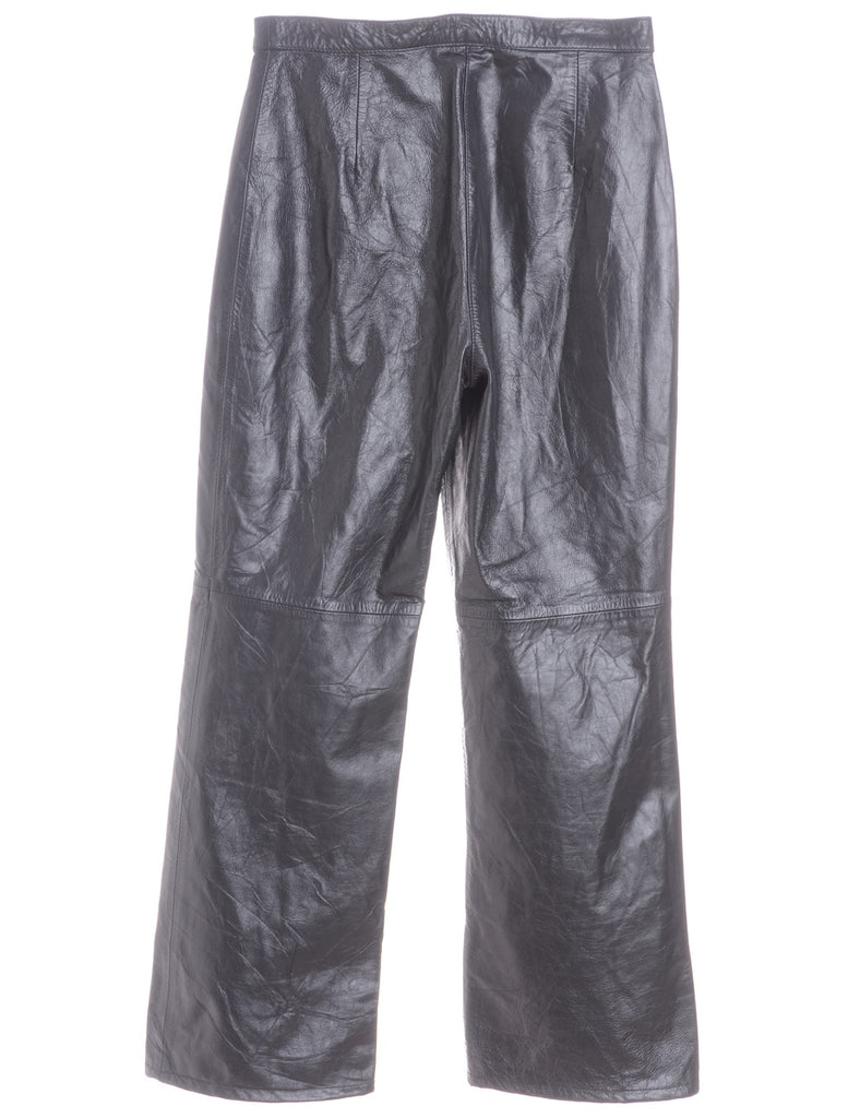 Label Bella Leather Cropped Trouser - Trousers - Beyond Retro