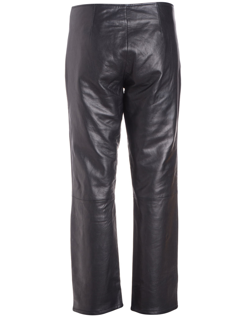 Label Bella Leather Cropped Trouser - Trousers - Beyond Retro