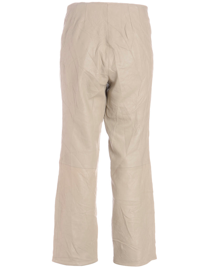 Label Bella Leather Cropped Trouser - Trousers - Beyond Retro