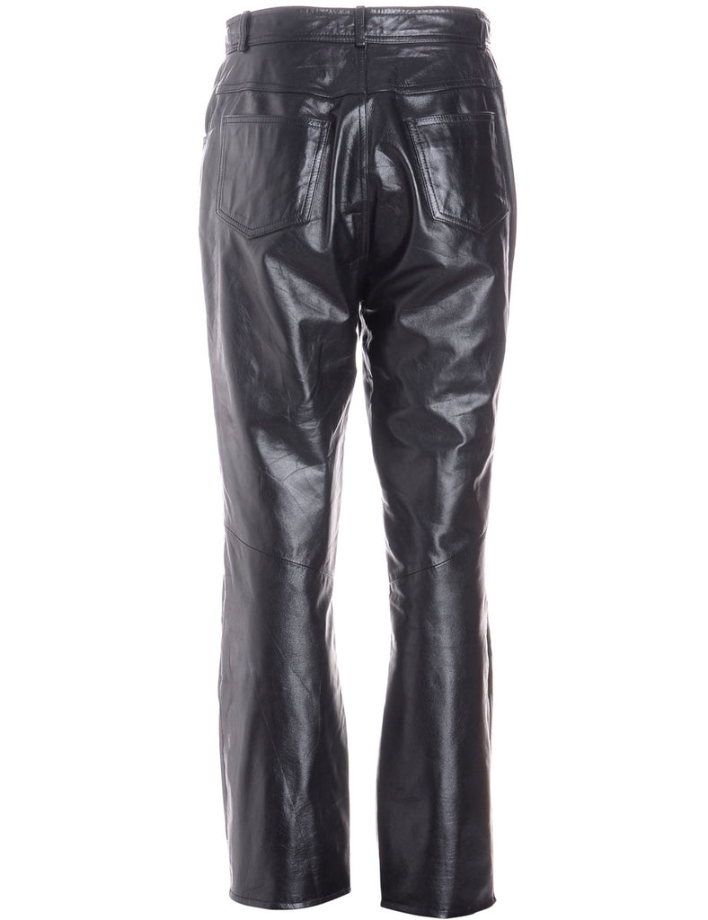Label Bella Leather Cropped Trouser - Trousers - Beyond Retro