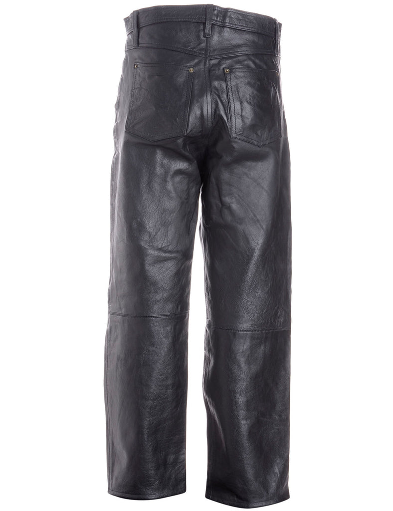 Label Bella Leather Cropped Trouser - Trousers - Beyond Retro