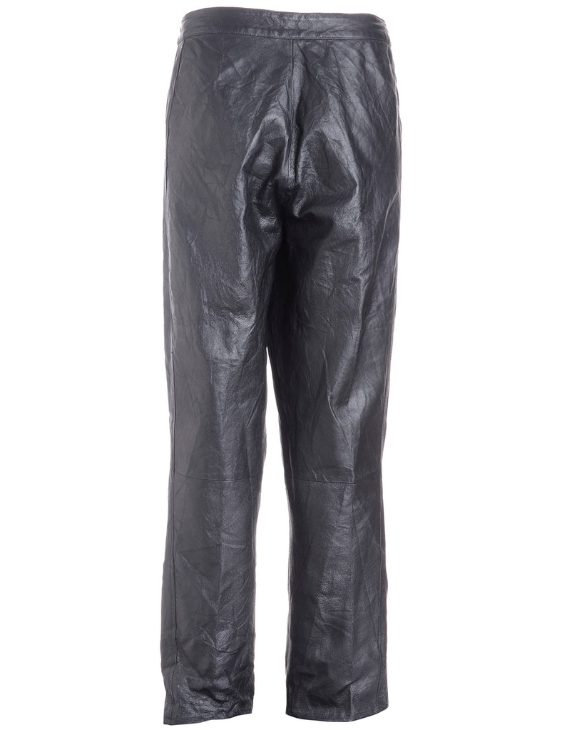 Label Bella Leather Cropped Trouser - Trousers - Beyond Retro