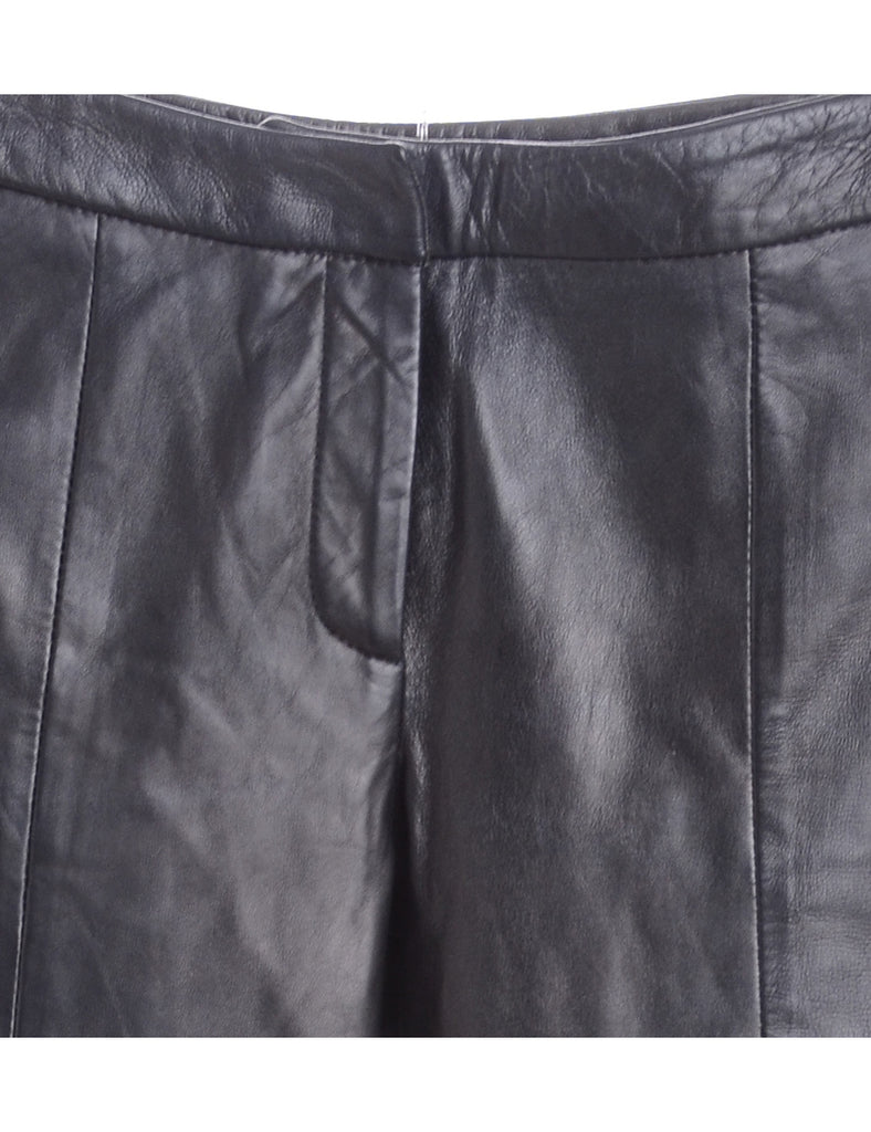 Label Bella Leather Cropped Trouser - Trousers - Beyond Retro
