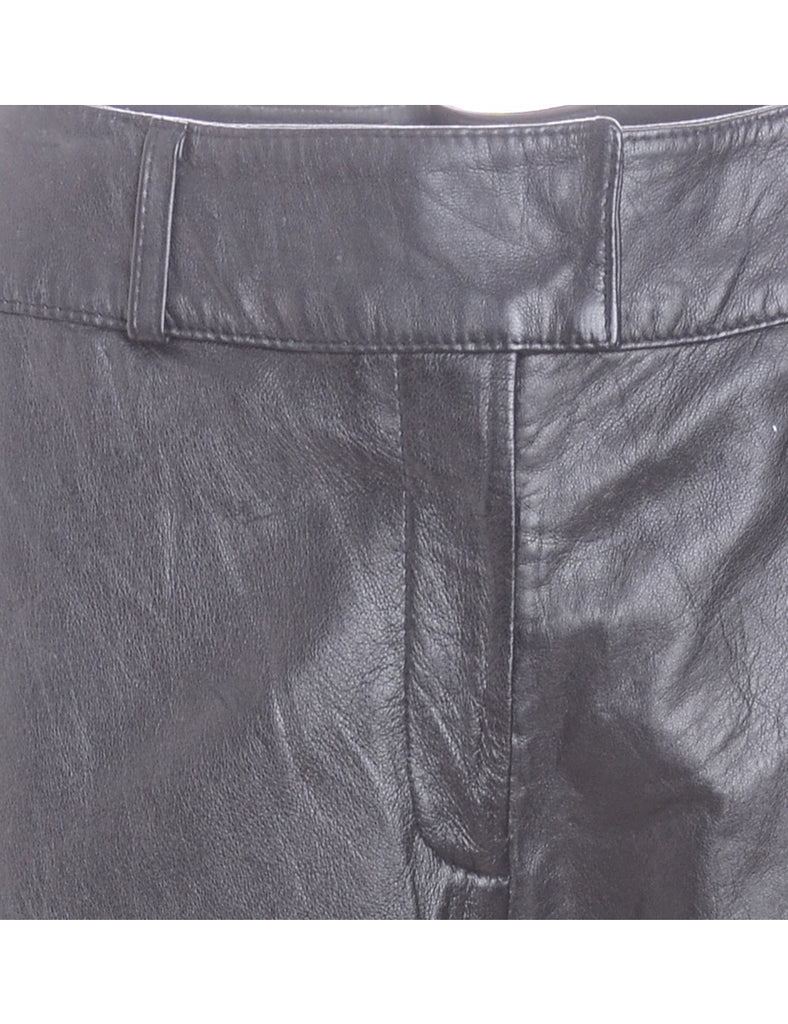 Label Bella Leather Cropped Trouser - Trousers - Beyond Retro