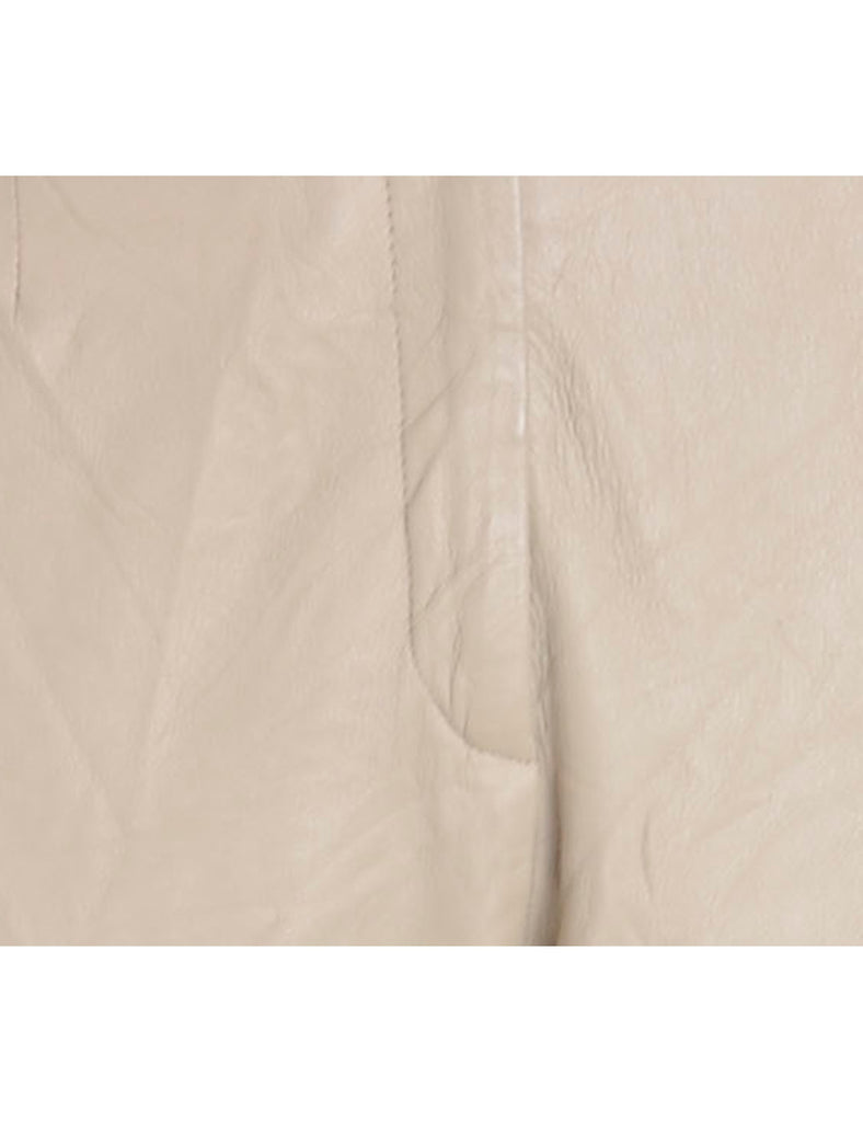 Label Bella Leather Cropped Trouser - Trousers - Beyond Retro