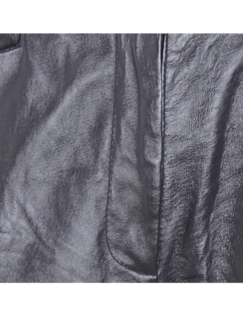 Label Bella Leather Cropped Trouser - Trousers - Beyond Retro