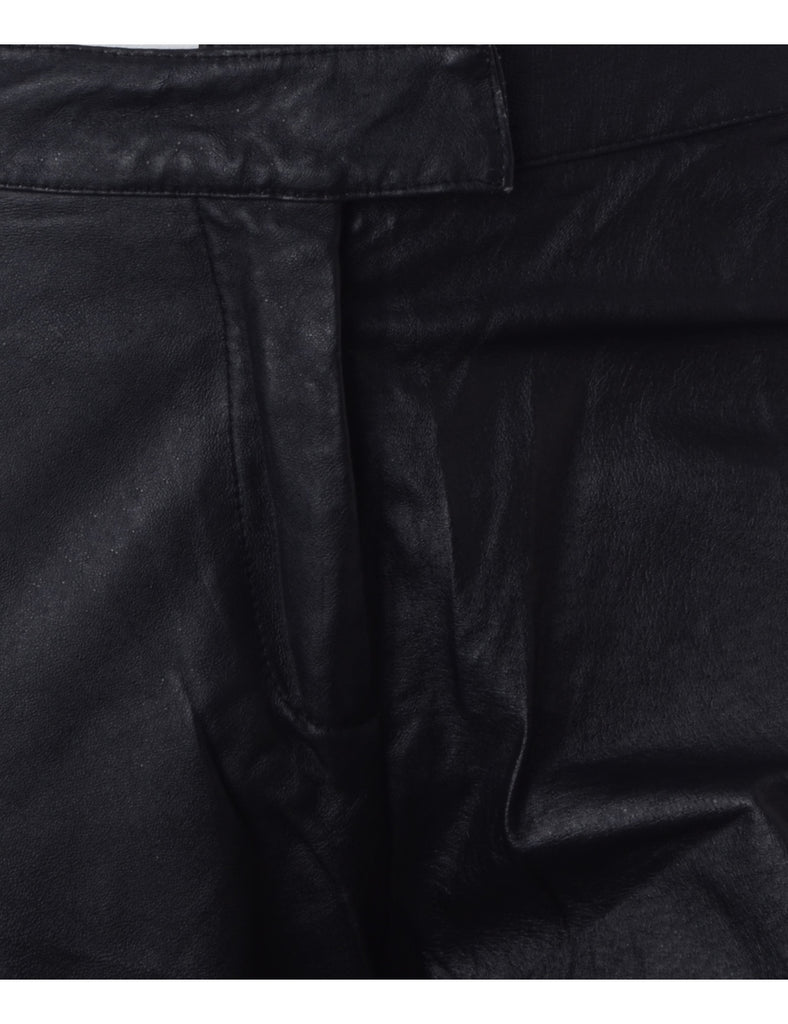 Label Bella Leather Cropped Trouser - Trousers - Beyond Retro