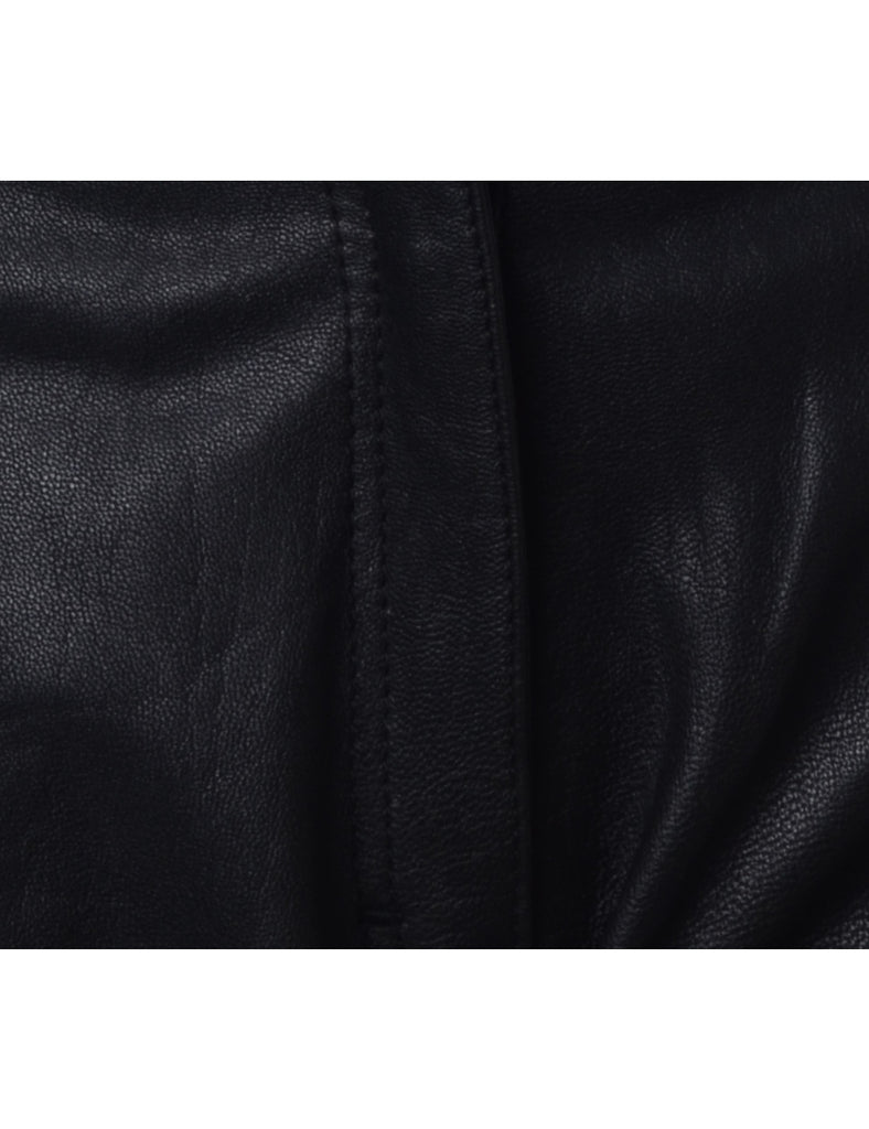 Label Bella Leather Cropped Trouser - Trousers - Beyond Retro