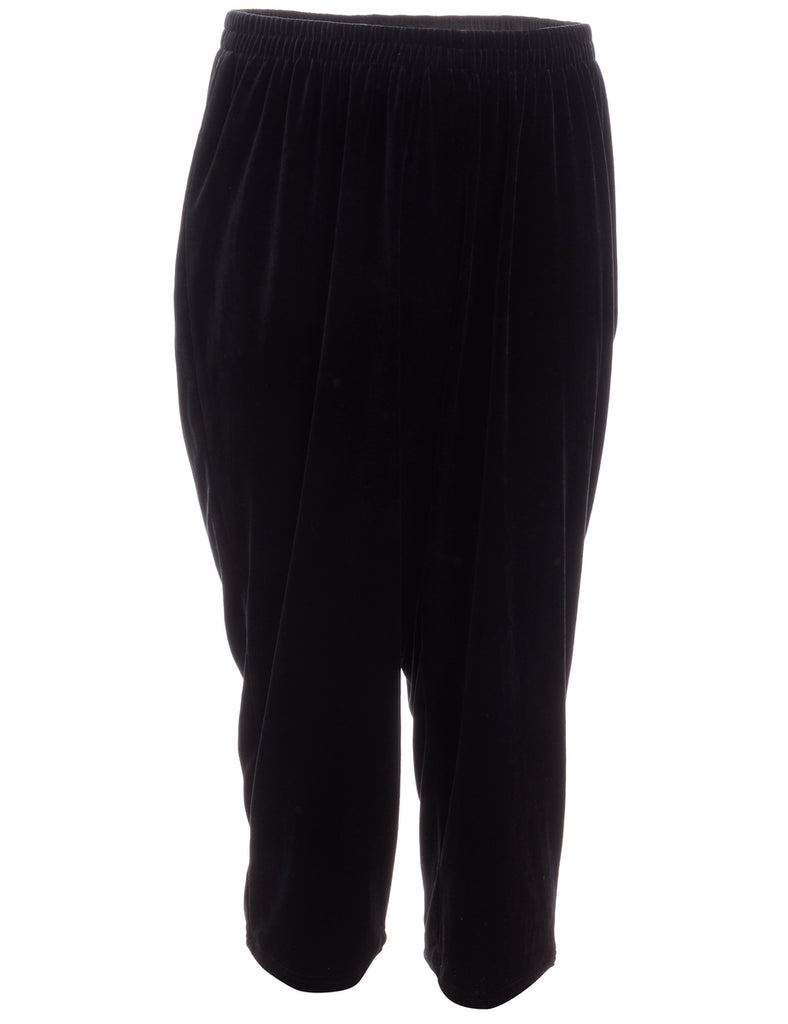 Beyond Retro Label Label Black Carla Velvet Culotte