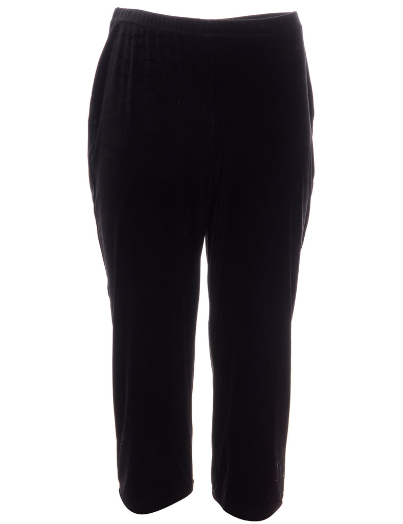 Beyond Retro Label Label Black Carla Velvet Culotte