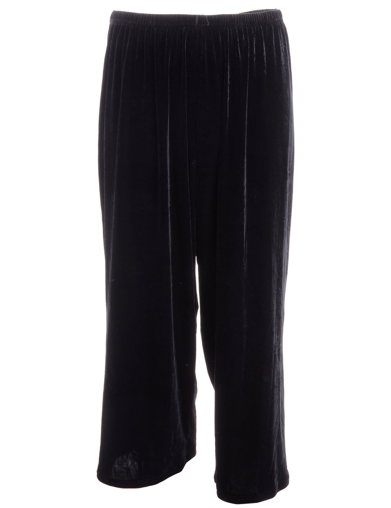 Beyond Retro Label Label Black Carla Velvet Culotte