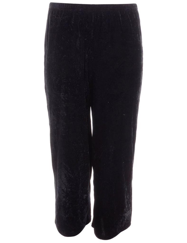 Beyond Retro Label Label Black Carla Velvet Culotte