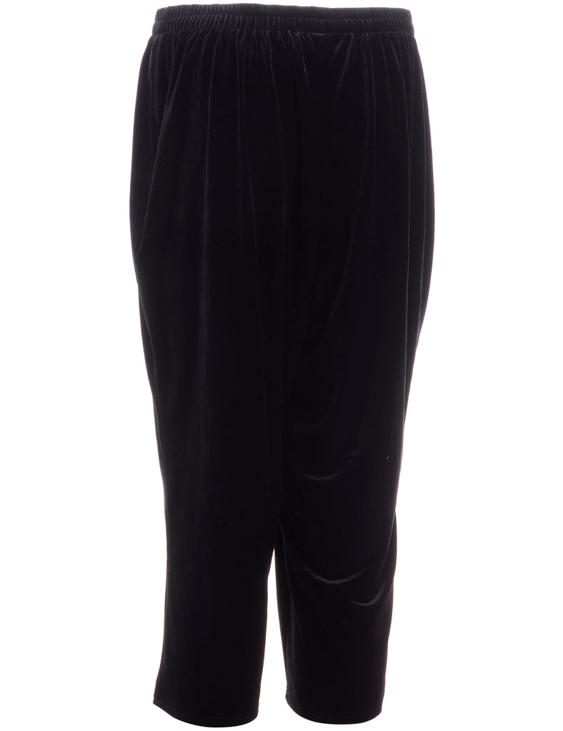 Beyond Retro Label Label Black Carla Velvet Culotte