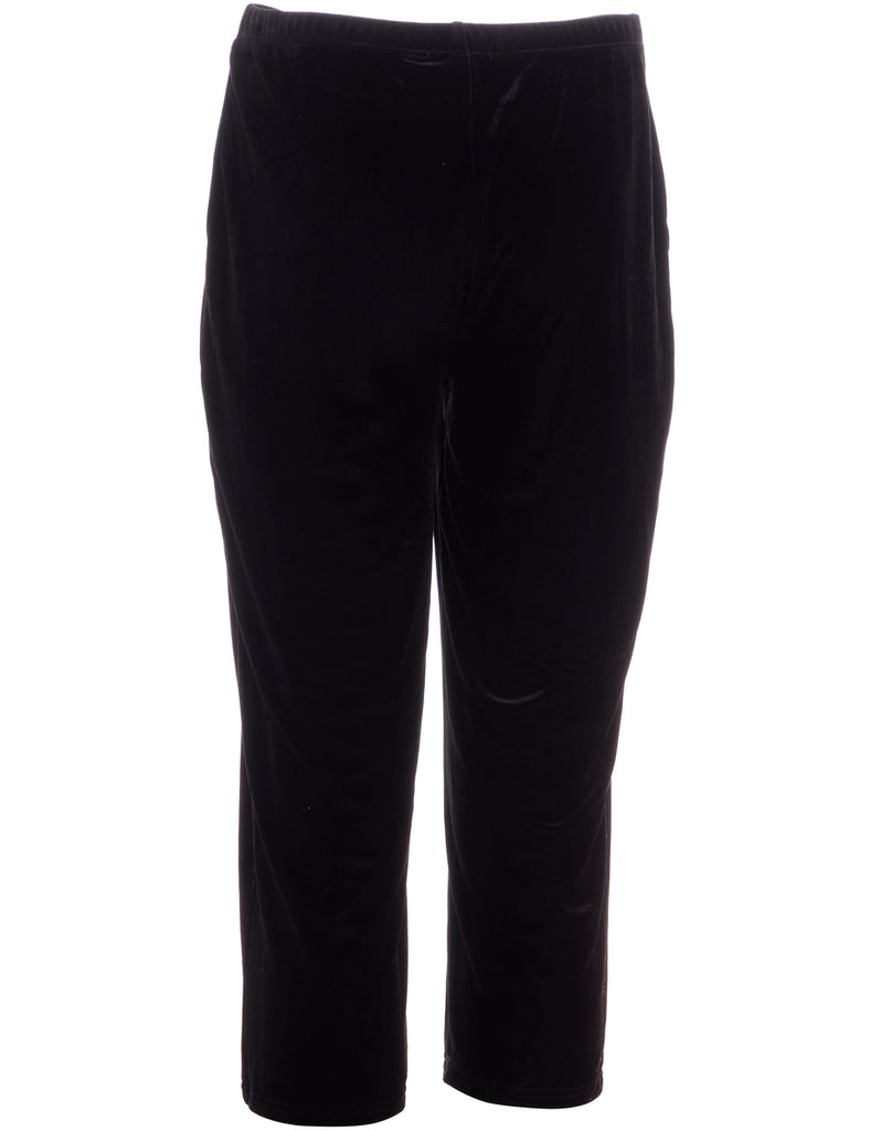 Beyond Retro Label Label Black Carla Velvet Culotte