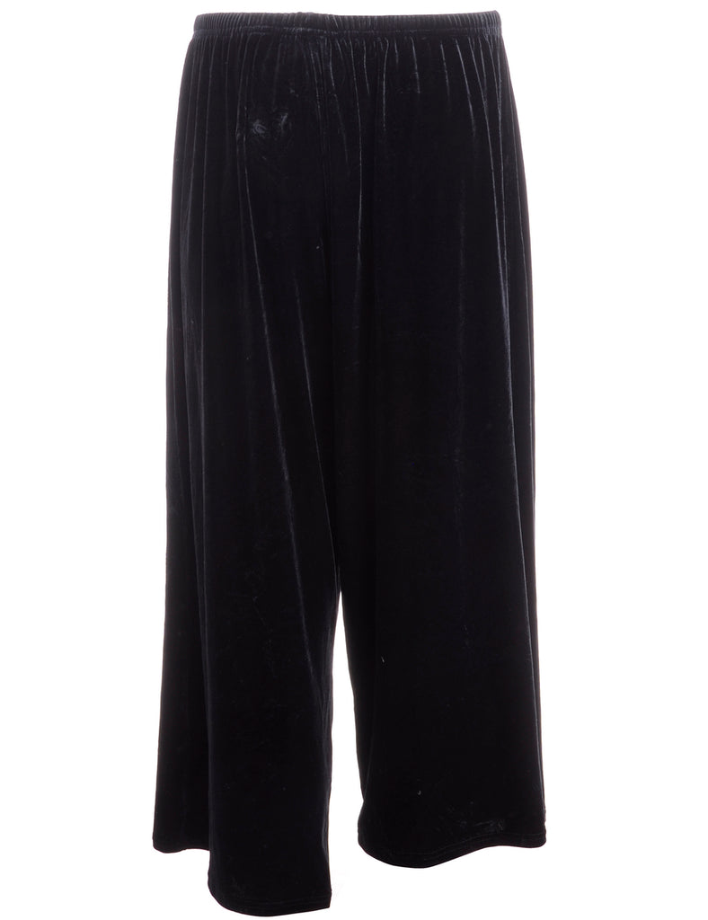 Beyond Retro Label Label Black Carla Velvet Culotte