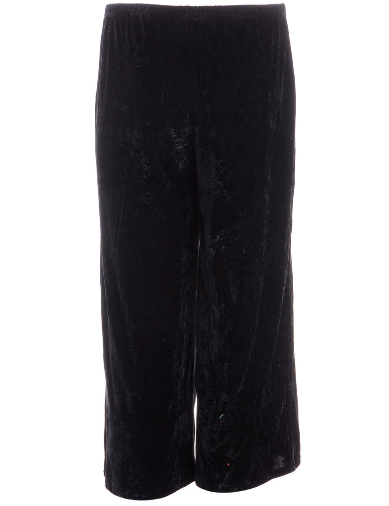 Beyond Retro Label Label Black Carla Velvet Culotte