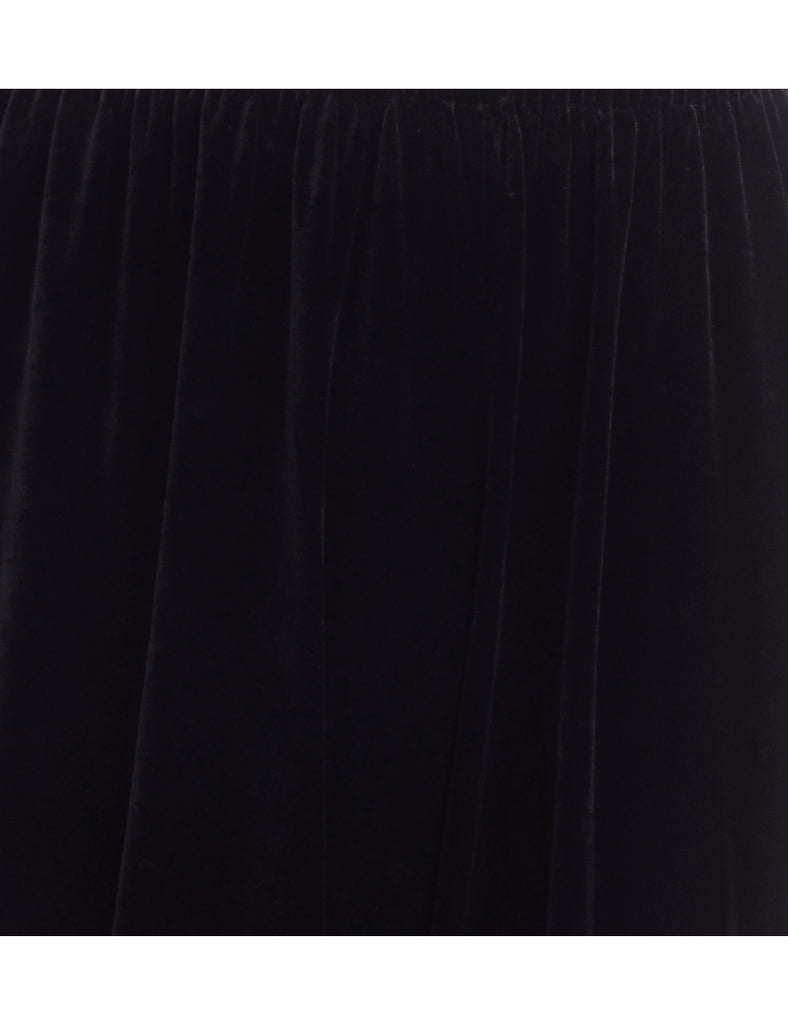 Beyond Retro Label Label Black Carla Velvet Culotte