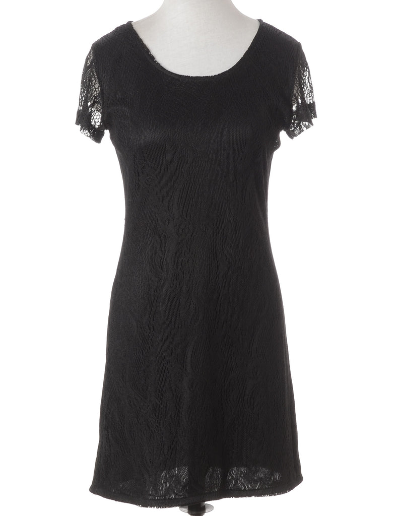 Label Black Short Dress - Dresses - Beyond Retro