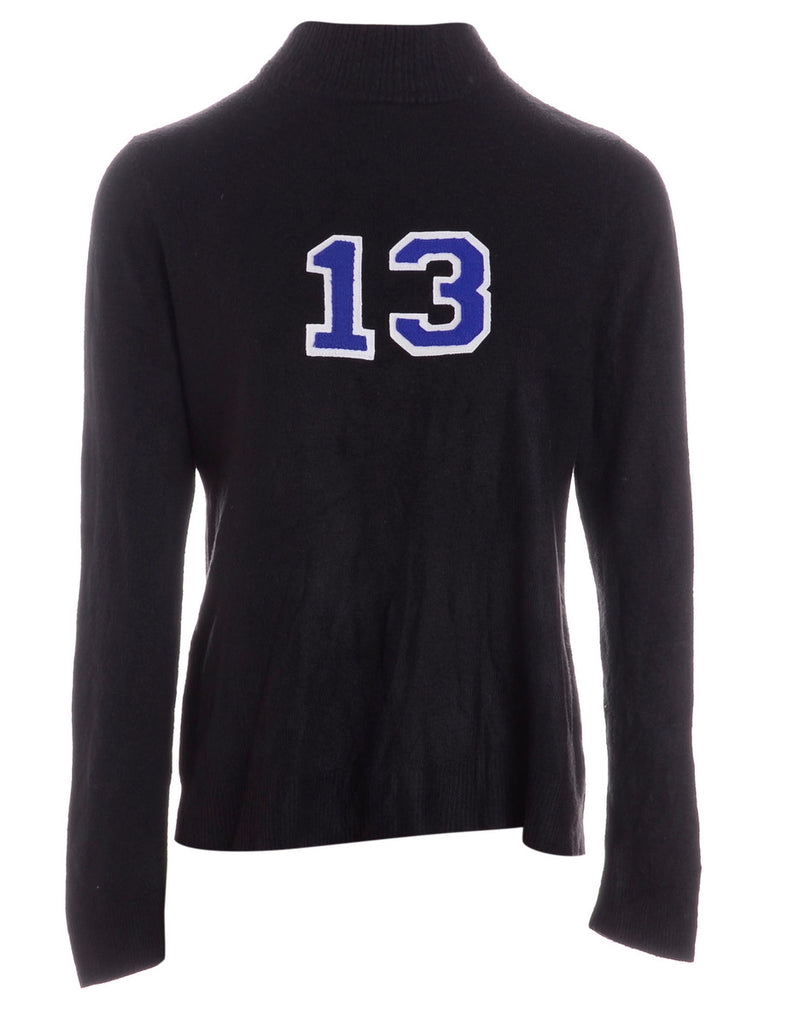 Label Black Varsity Knit - Knits - Beyond Retro