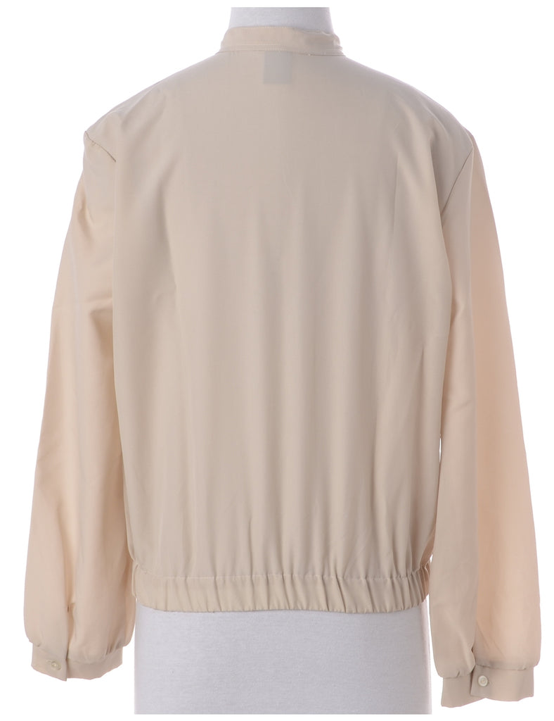 Label Blouse Cream Bomber - Jackets - Beyond Retro