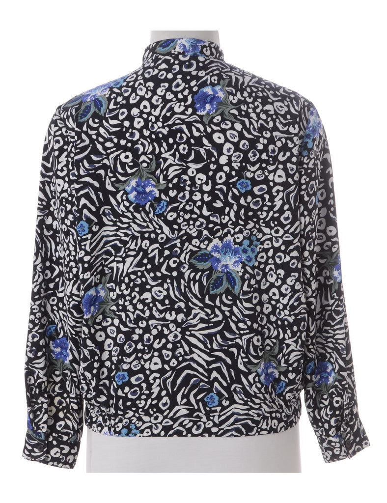 Label Blouse Floral Bomber - Jackets - Beyond Retro