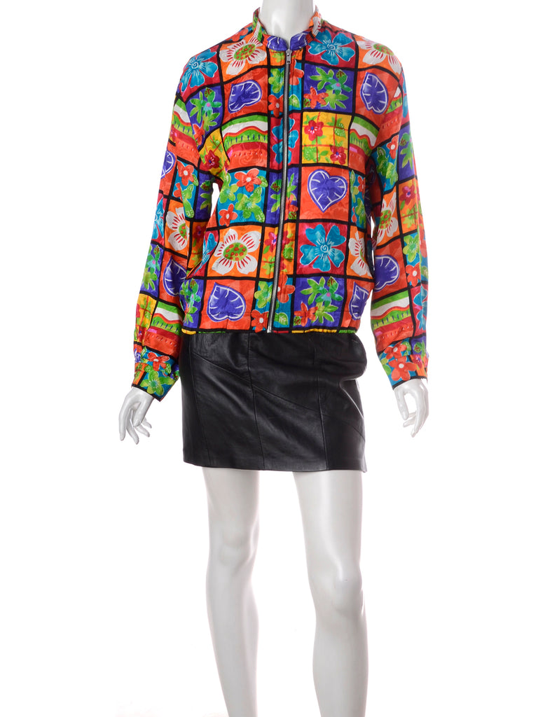 Label Blouse Floral Bomber - Jackets - Beyond Retro