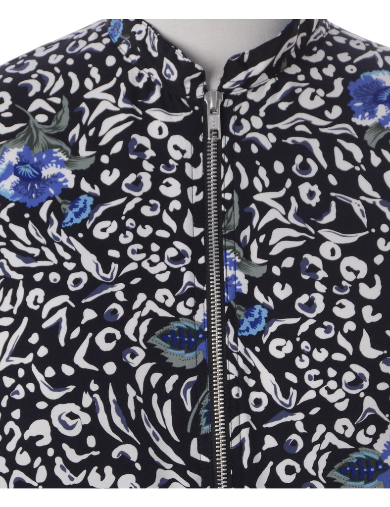 Label Blouse Floral Bomber - Jackets - Beyond Retro