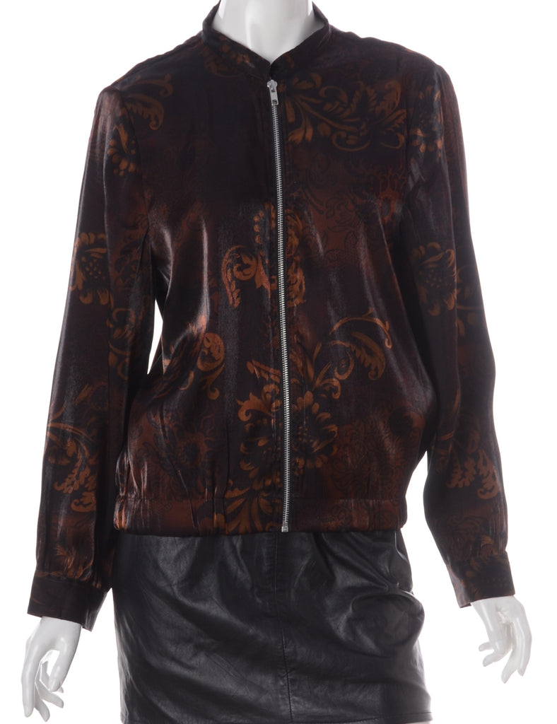 Label Blouse Floral Print Bomber - Jackets - Beyond Retro