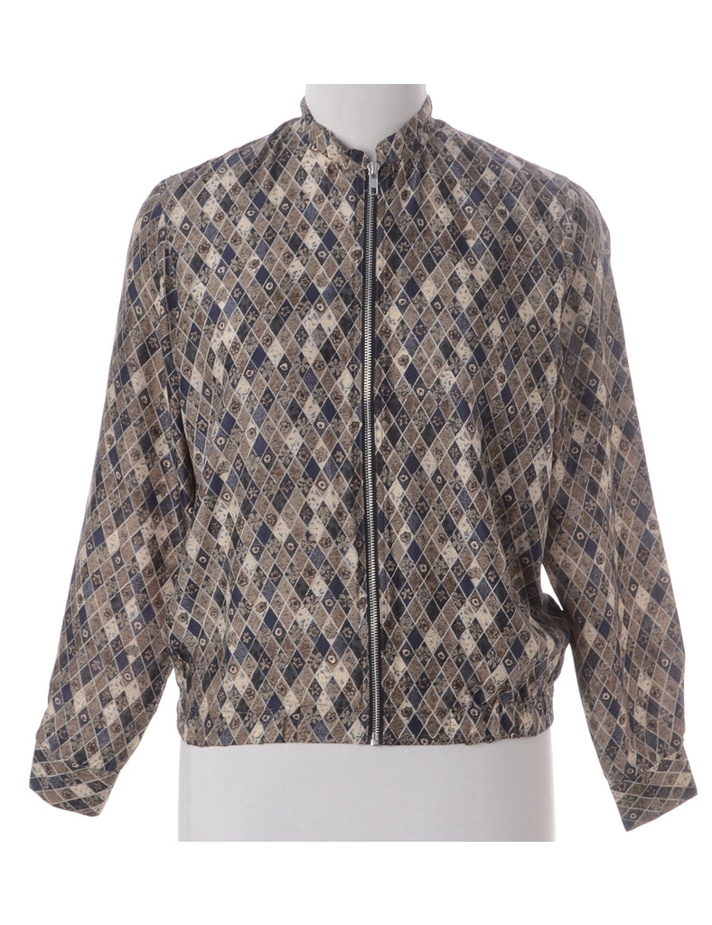 Label Blouse Floral Print Bomber - Jackets - Beyond Retro