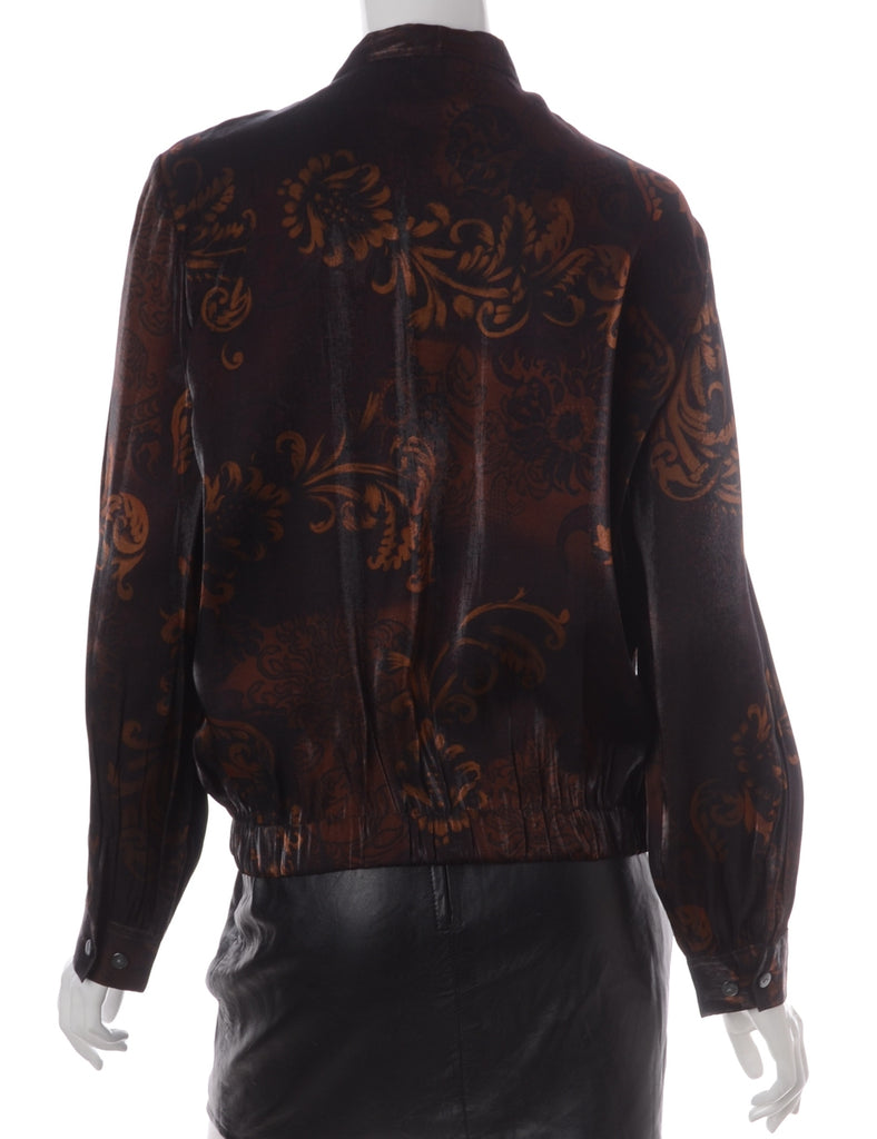 Label Blouse Floral Print Bomber - Jackets - Beyond Retro