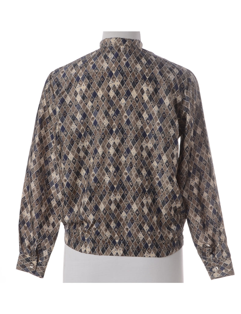 Label Blouse Floral Print Bomber - Jackets - Beyond Retro