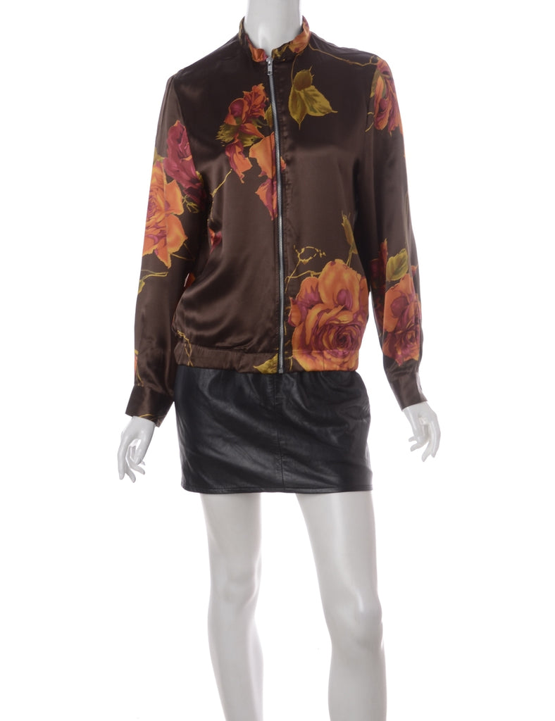 Label Blouse Floral Print Bomber - Jackets - Beyond Retro