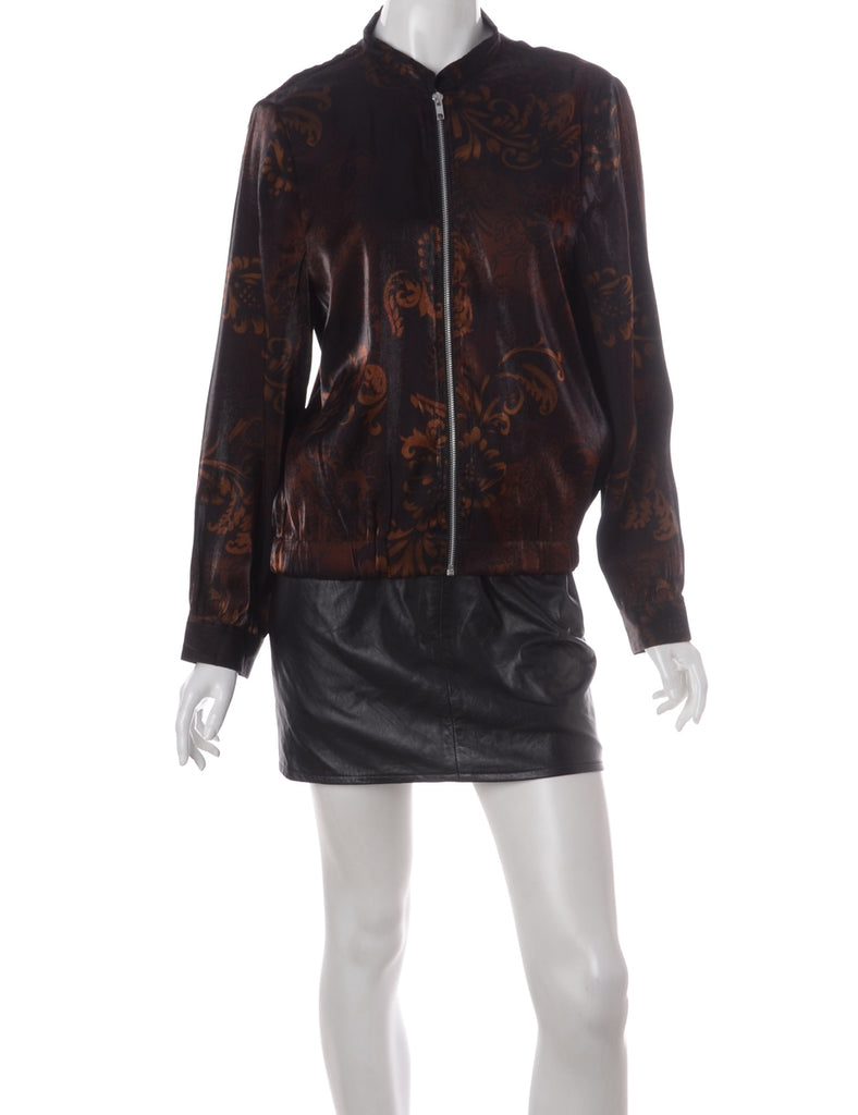 Label Blouse Floral Print Bomber - Jackets - Beyond Retro