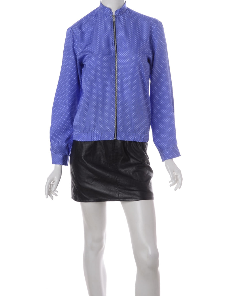 Label Blouse Polka Dots Bomber - Jackets - Beyond Retro