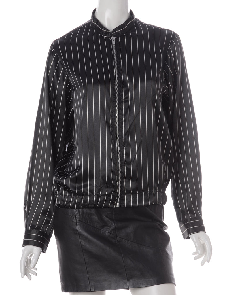 Label Blouse Striped Bomber - Jackets - Beyond Retro