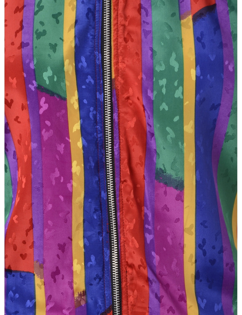 Label Blouse Striped Bomber - Jackets - Beyond Retro