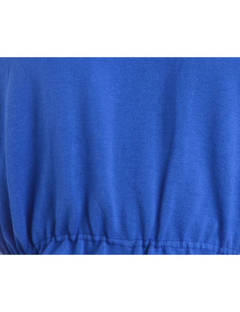 Label Blue Frill Jumper - Knits - Beyond Retro