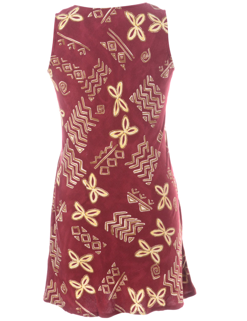 Beyond Retro Label  Label Burgundy hort Dress