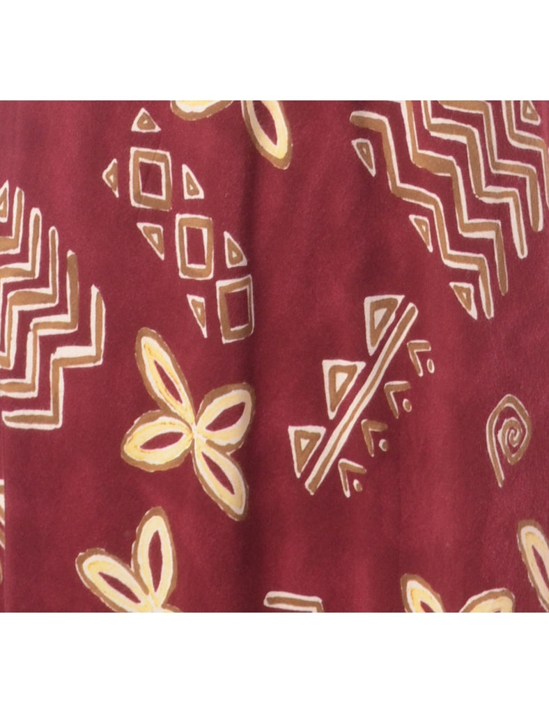 Beyond Retro Label  Label Burgundy hort Dress