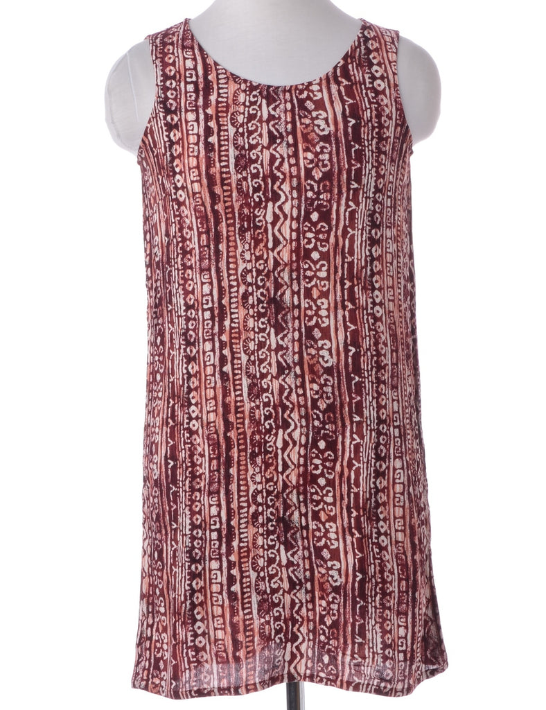 Beyond Retro Label Label Burgundy Short Dress