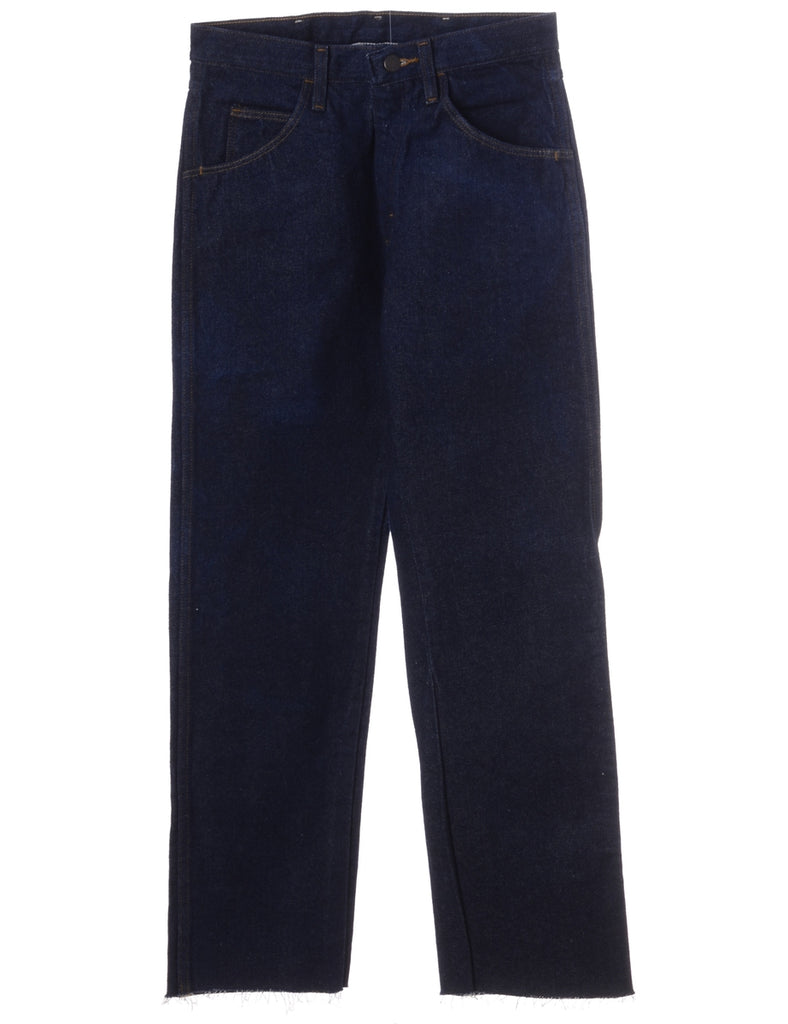 Beyond Retro Label Label Carly Denim Cropped Frayed Jeans