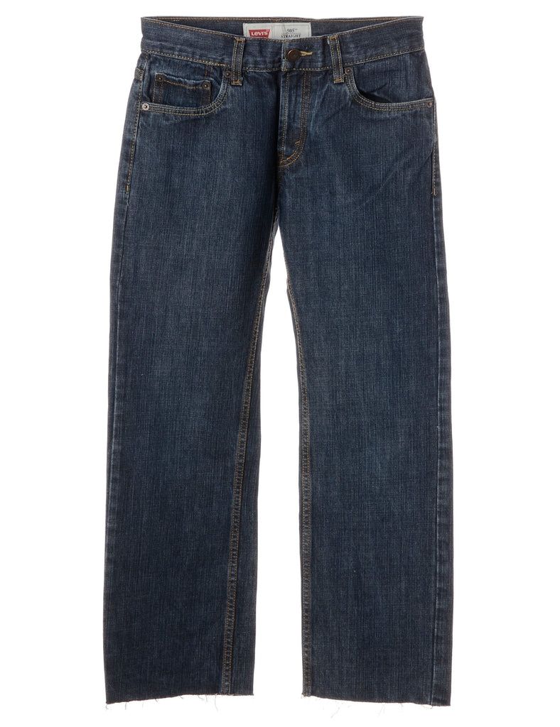 Beyond Retro Label Label Carly Denim Cropped Frayed Jeans