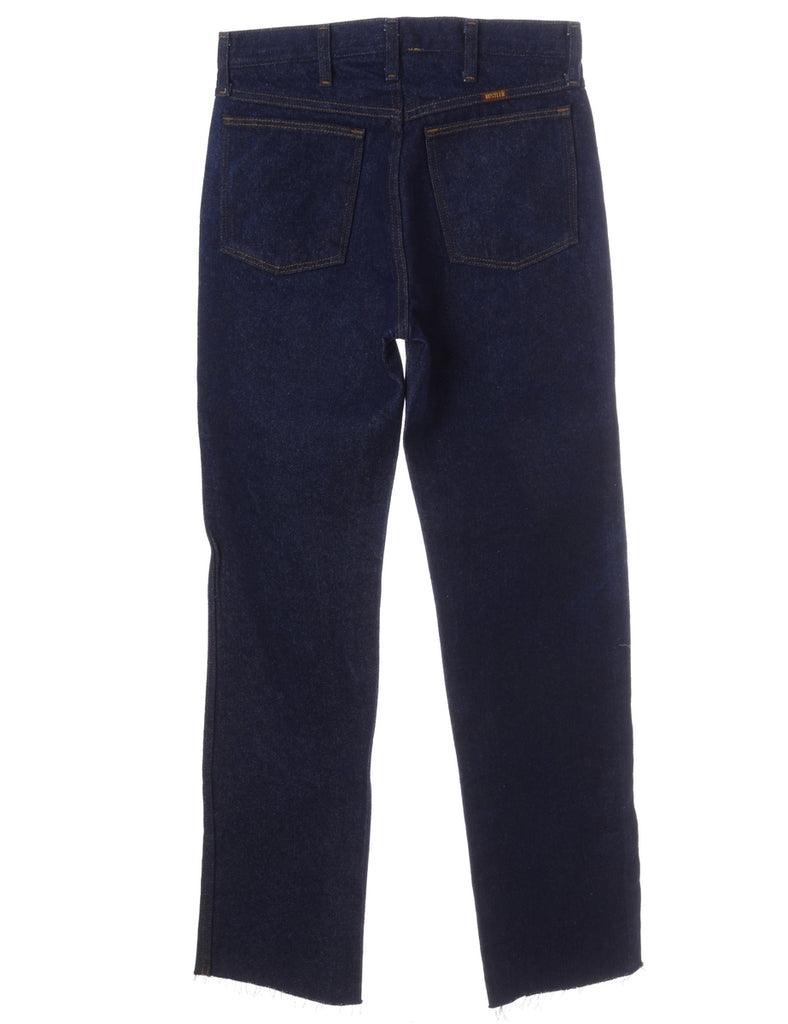 Beyond Retro Label Label Carly Denim Cropped Frayed Jeans