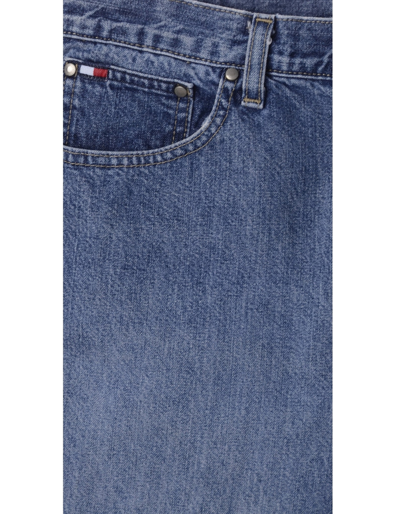 Beyond Retro Label Label Carly Denim Cropped Frayed Jeans