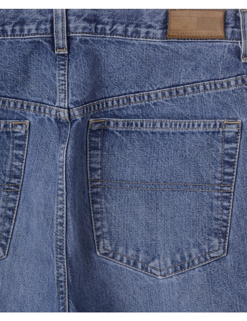 Beyond Retro Label Label Carly Denim Cropped Frayed Jeans