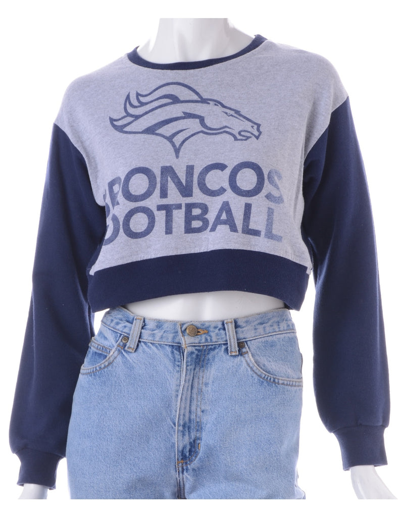 Beyond Retro Label Label Caroline Cropped Sports T-shirt Front Sweatshirt