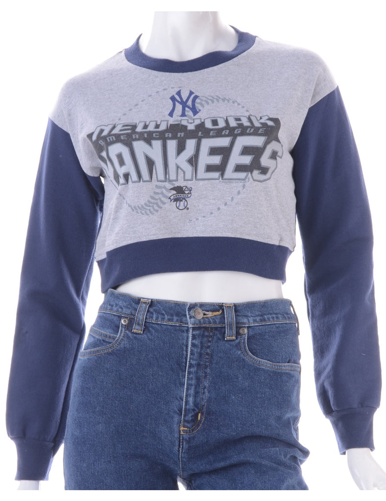 Beyond Retro Label Label Caroline Cropped Sports T-shirt Front Sweatshirt