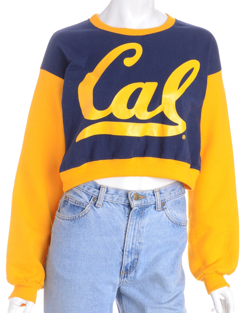 Beyond Retro Label Label Caroline Cropped Sports T-shirt Front Sweatshirt