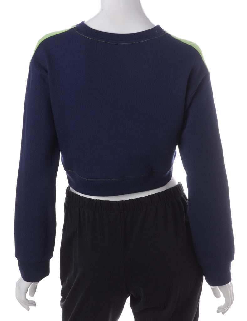 Beyond Retro Label Label Caroline Cropped Sports T-shirt Front Sweatshirt
